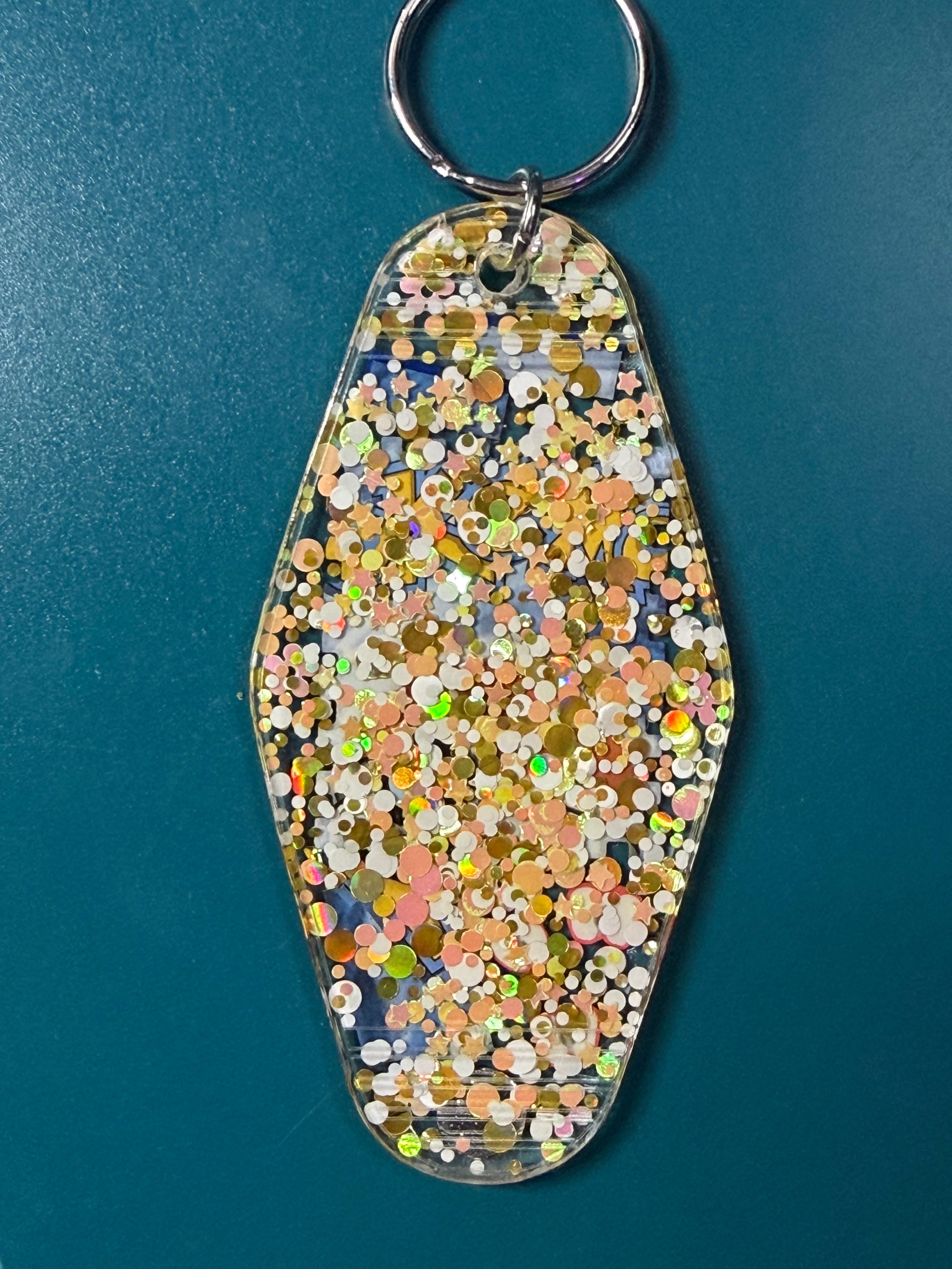 Fidough Pokemon Card Upcycled Keychain