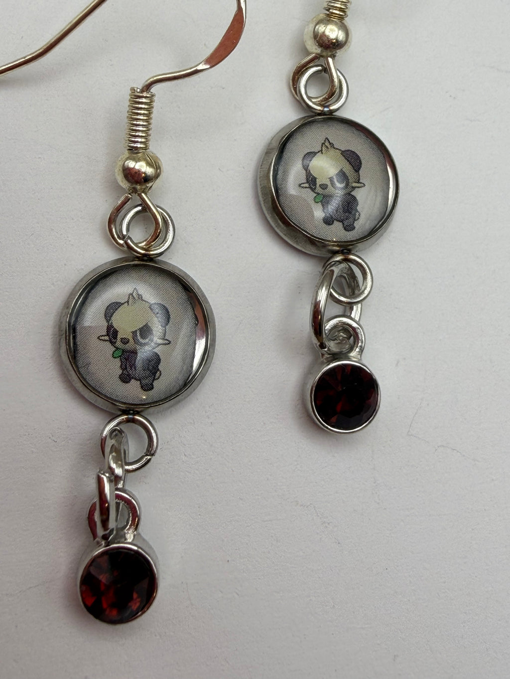 Pancham Upcycled Card Earrings