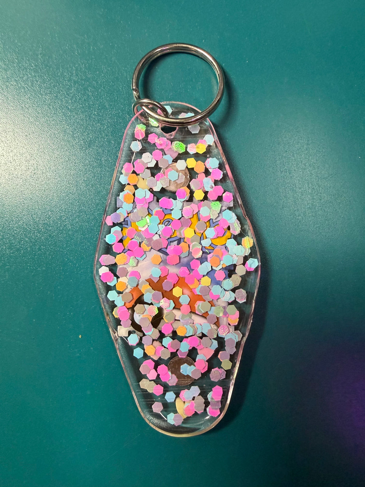 Cutiefly Pokemon Card Upcycled Keychain