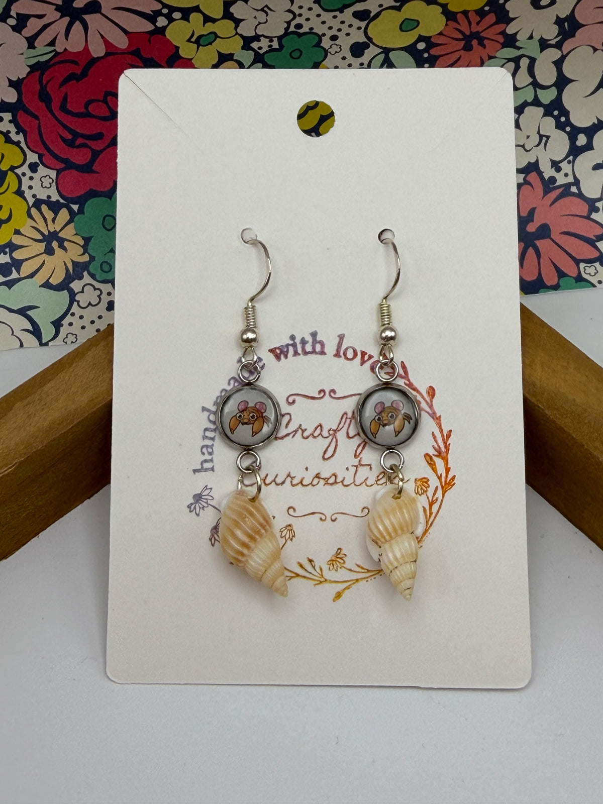 Paras Upcycled Card Earring