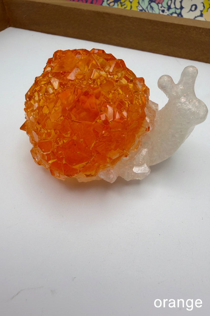 Resin Crystal Snails