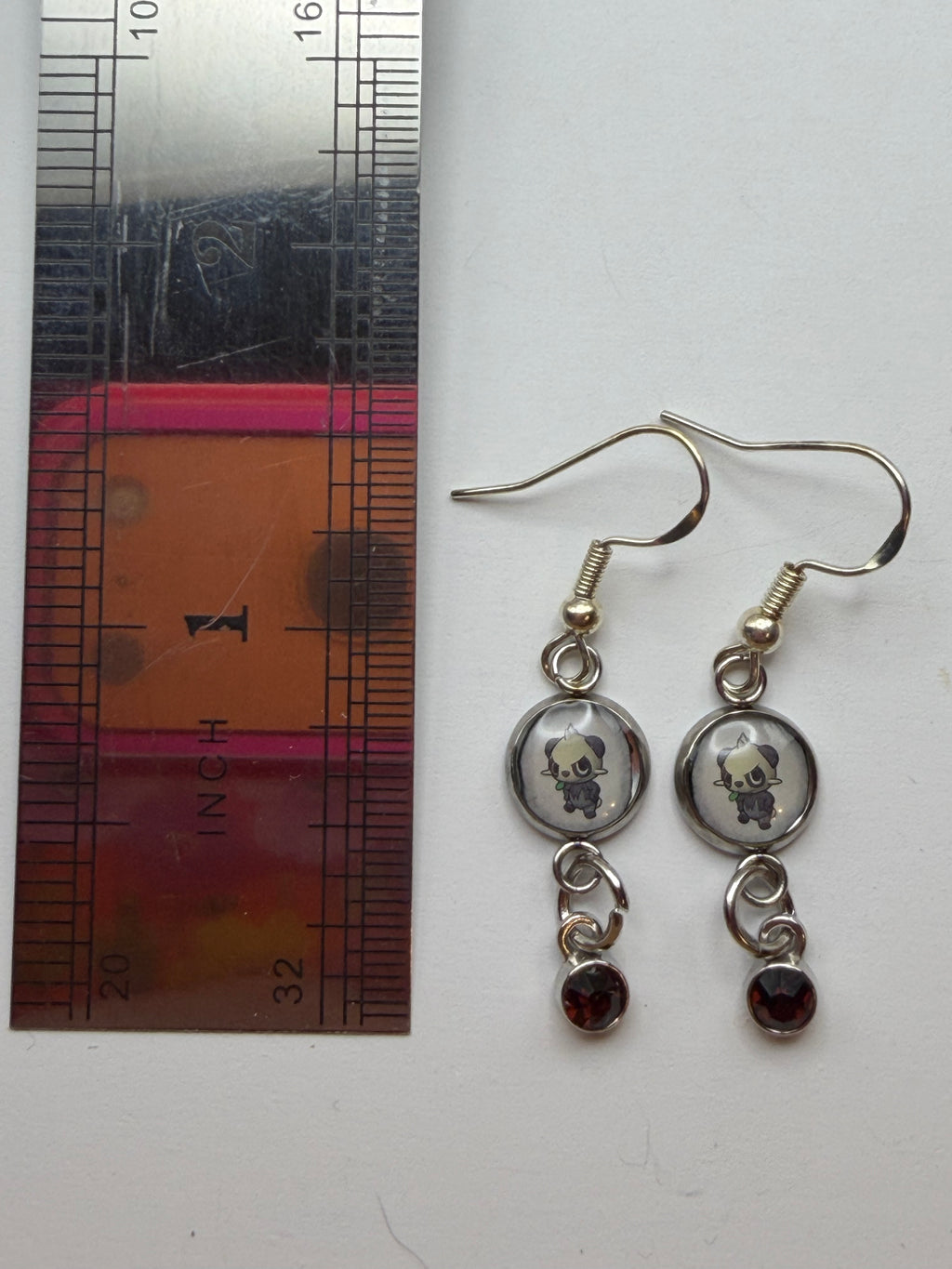 Pancham Upcycled Card Earrings