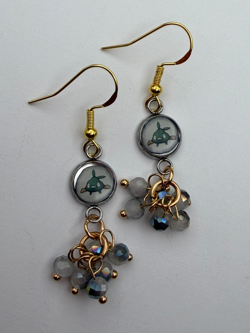Trubbish Upcycled Card Earrings