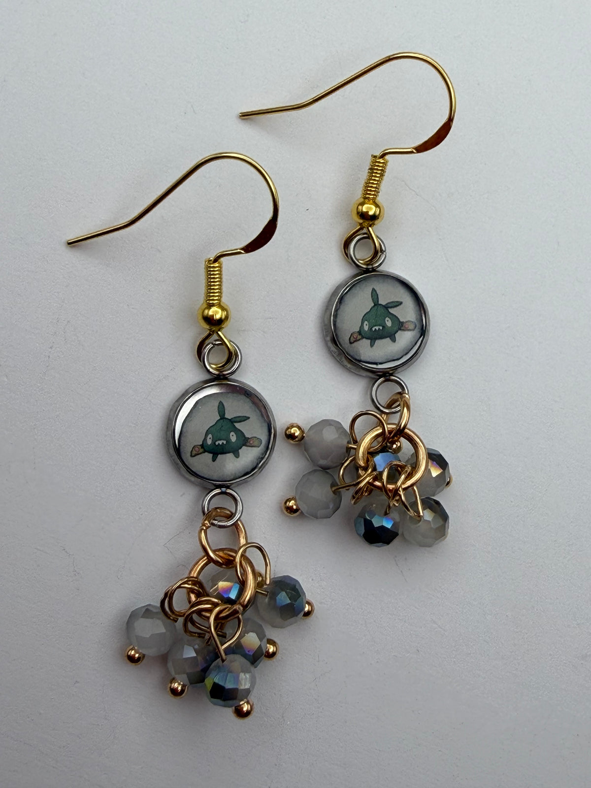 Trubbish Upcycled Card Earrings