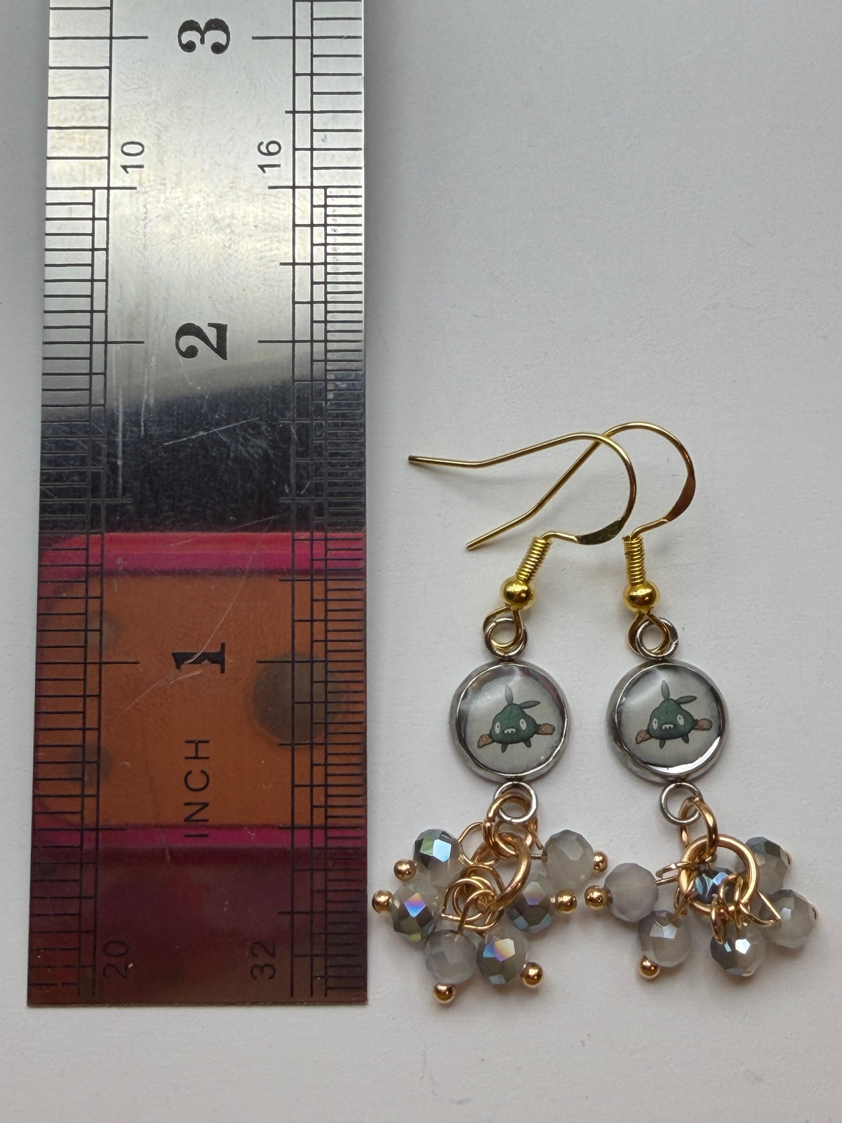 Trubbish Upcycled Card Earrings