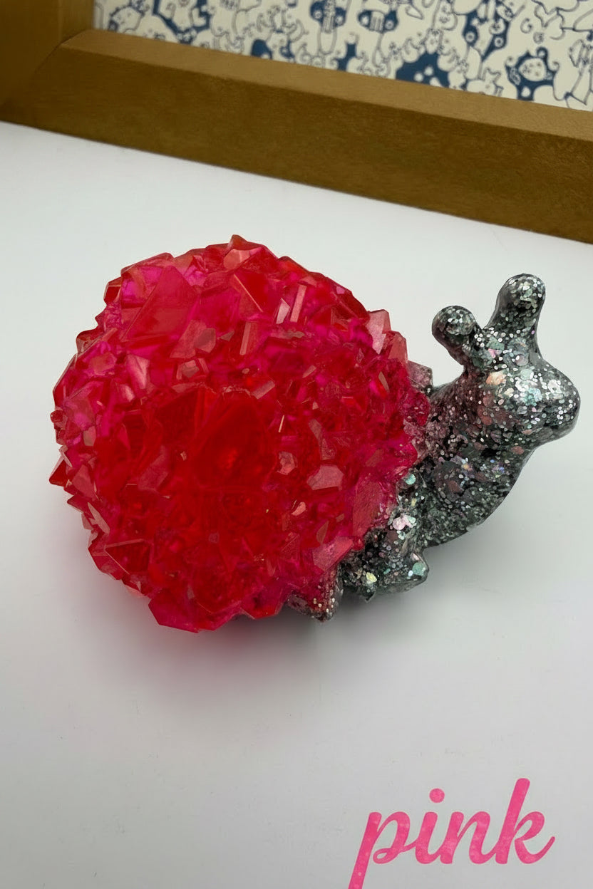 Resin Crystal Snails