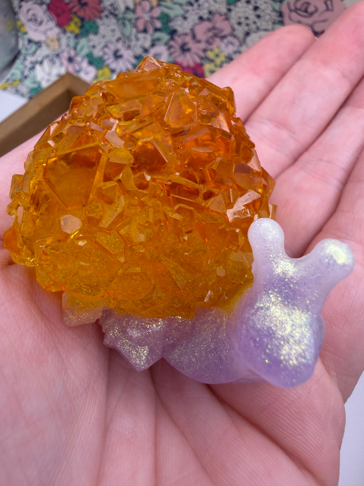 Resin Crystal Snails