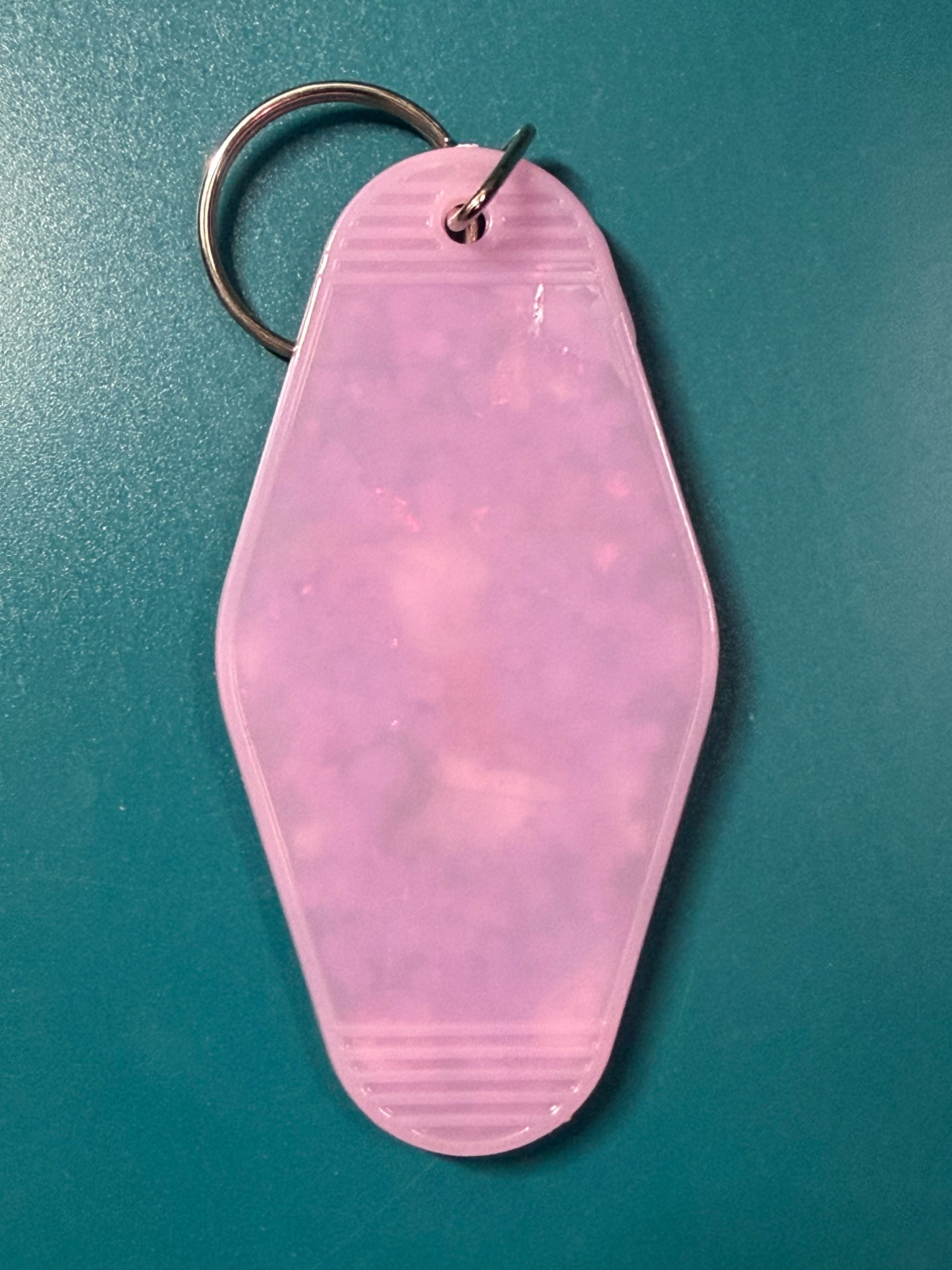Gothorita Pokemon Card Upcycled Keychain