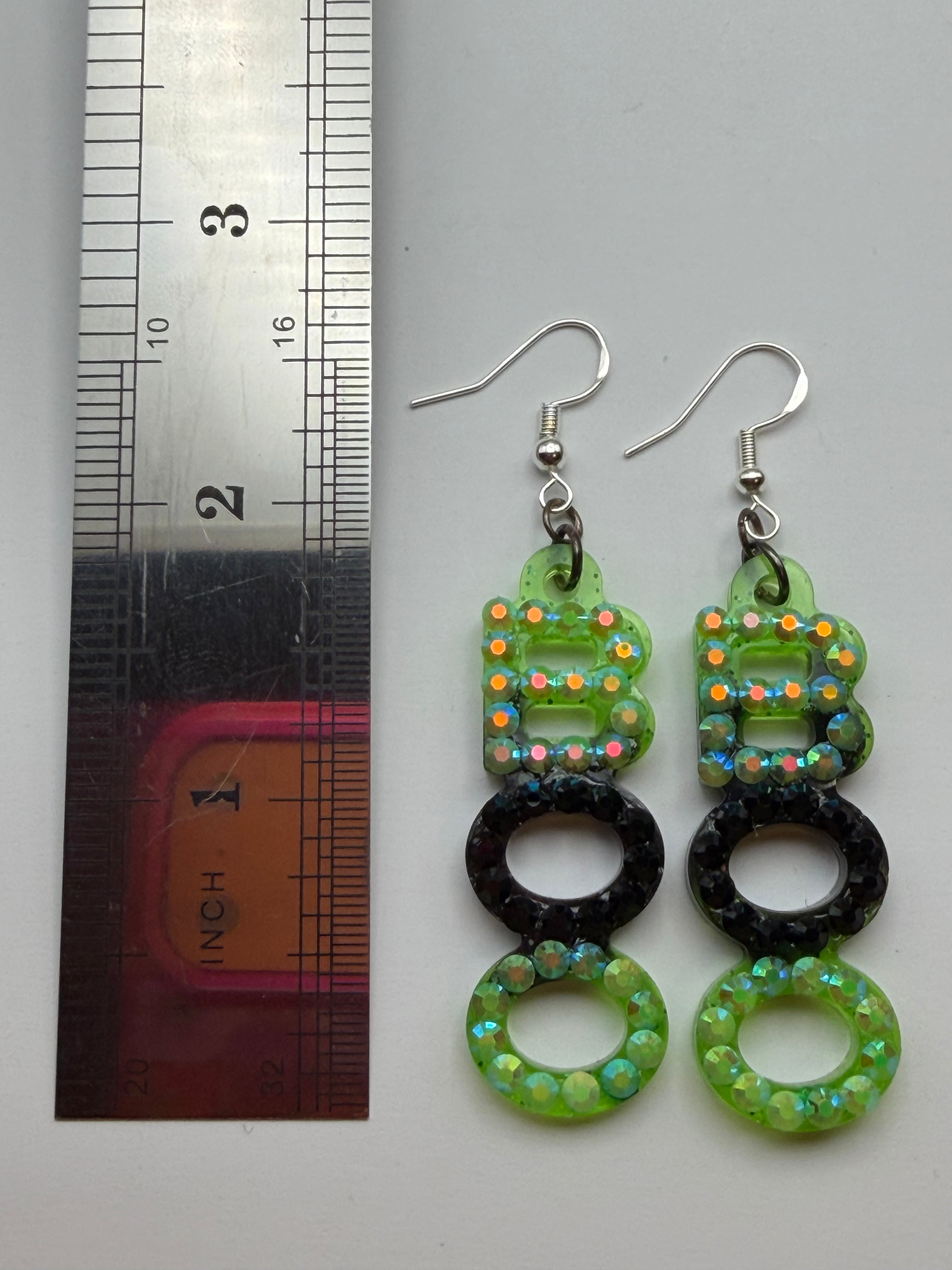 Bedazzled BOO Earrings
