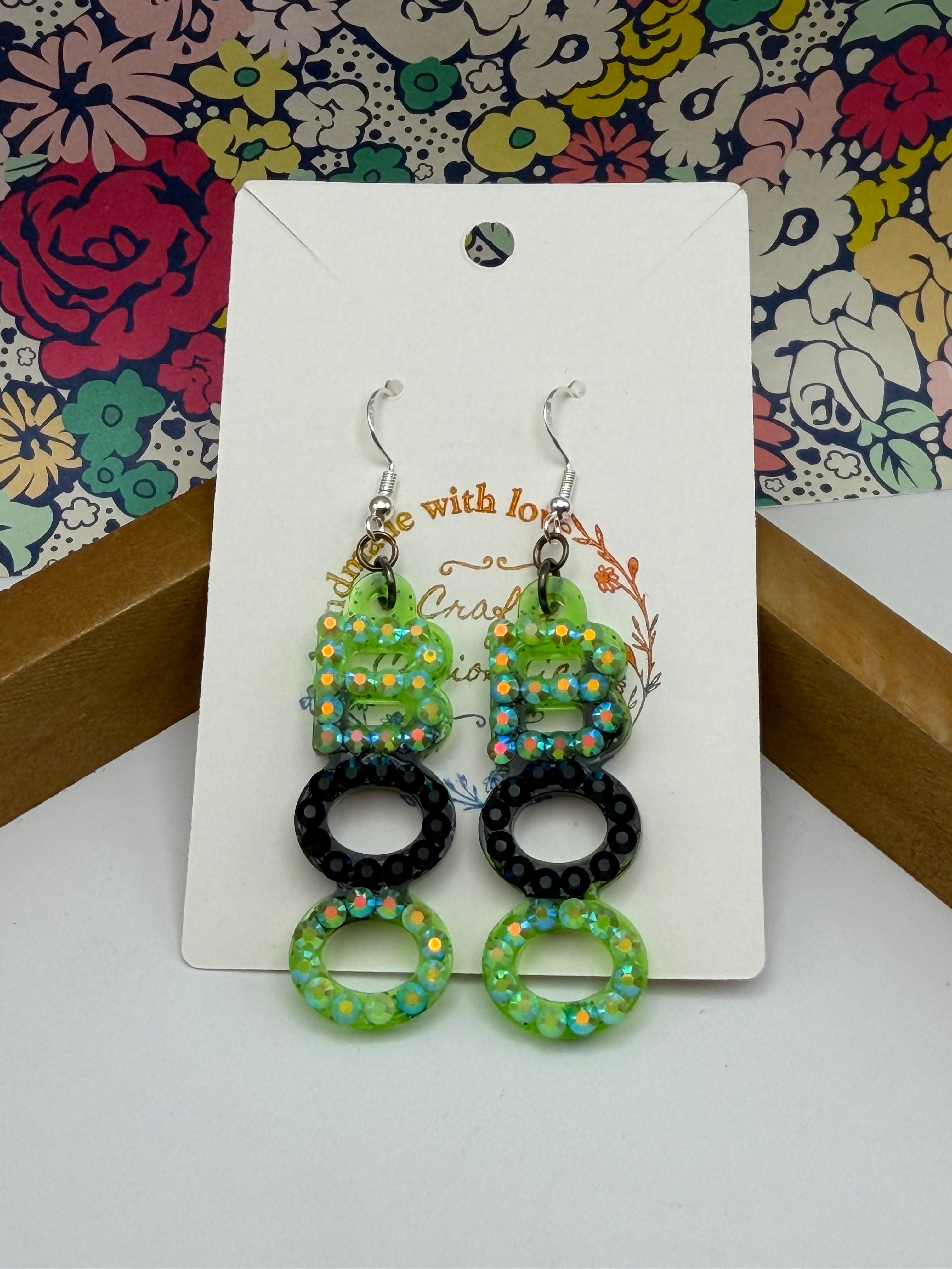 Bedazzled BOO Earrings